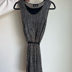 Rock & Republic Black and Gold Shimmer Dress